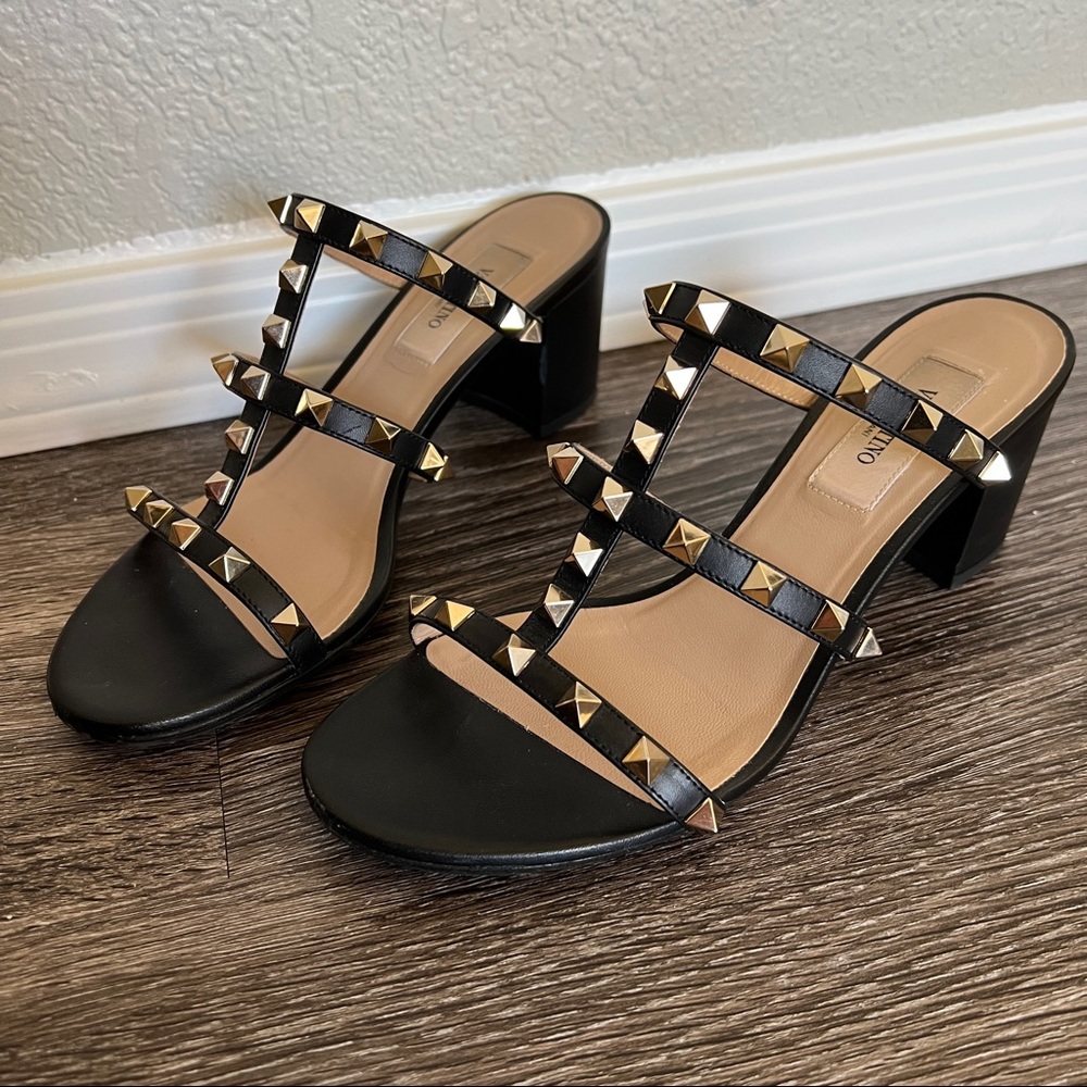 Valentino caged rockstud sandals